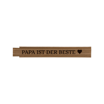 Zollstock mit Wunschtext graviert